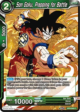 BT8-046 Son Goku, Prepping for Battle