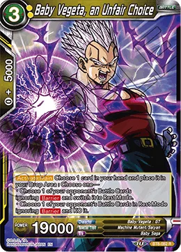BT8-082 Baby Vegeta, an Unfair Choice