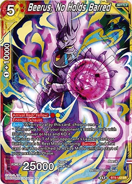 BT8-112 Beerus, No Holds Barred