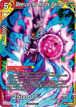 BT8-112 Beerus, No Holds Barred (Promo)
