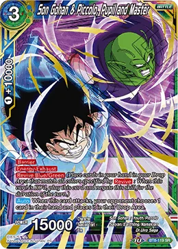 BT8-119 Son Gohan & Piccolo, Pupil and Master