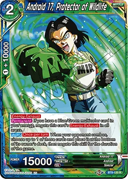 BT8-120 Android 17, Protector of Wildlife