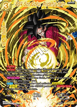 BT8-131 SS4 Son Goku, Prideful Hero
