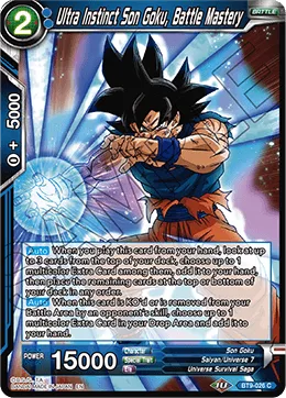 BT9-026 Ultra Instinct Son Goku, Battle Mastery
