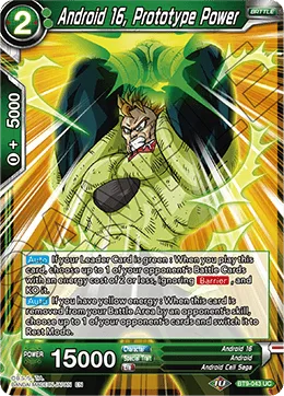 BT9-043 Android 16, Prototype Power