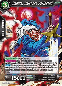 BT9-071 Dabura, Darkness Perfected