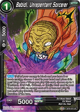 BT9-075 Babidi, Unrepentant Sorcerer