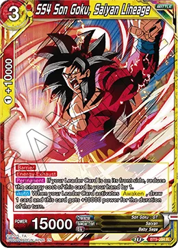 BT9-094 SS4 Son Goku, Saiyan Lineage