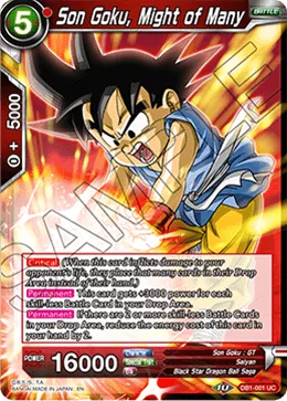 DB1-001 Son Goku, Might of Many