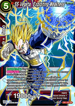 DB1-002 SS Vegeta, Exploiting Weakness