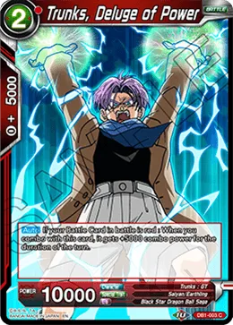 DB1-003 Trunks, Deluge of Power