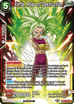 DB1-012 Kefla, Roar of Destruction (Promo)