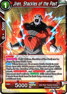 DB1-015 Jiren, Shackles of the Past