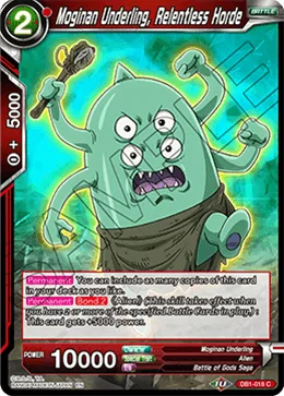 DB1-018 Moginan Underling, Relentless Horde
