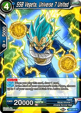 DB1-024 SSB Vegeta, Universe 7 United