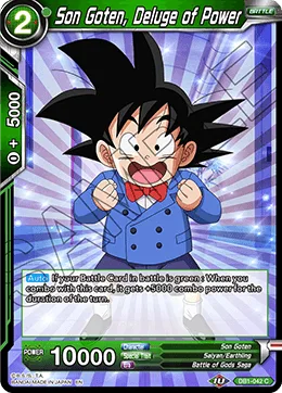 DB1-042 Son Goten, Deluge of Power