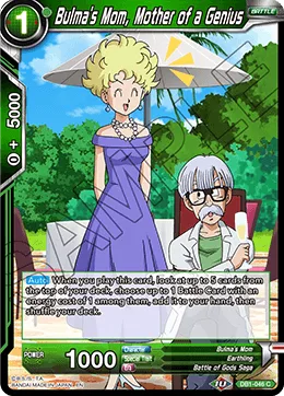 DB1-046 Bulma's Mom, Mother of a Genius
