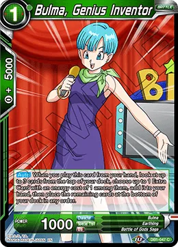 DB1-047 Bulma, Genius Inventor