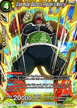 DB1-061 Great Ape Bardock, Raider's Warcry