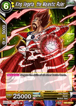 DB1-066 King Vegeta, the Majestic Ruler