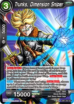 DB1-082 Trunks, Dimension Sniper