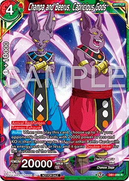 DB1-088 Champa and Beerus, Capricious Gods (Promo)