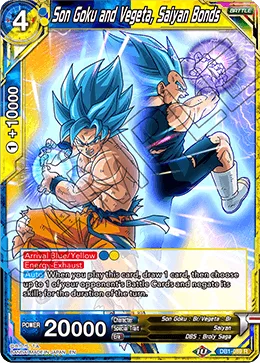 DB1-089 Son Goku and Vegeta, Saiyan Bonds