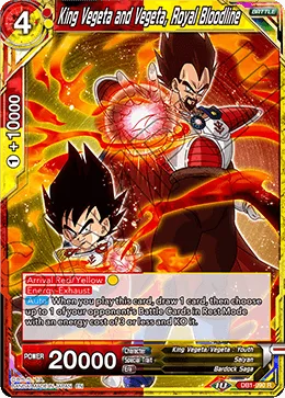 DB1-090 King Vegeta and Vegeta, Royal Bloodline
