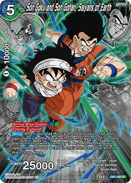 DB1-091 Son Goku and Son Gohan, Saiyans of Earth (Promo)