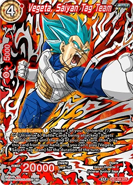 DB1-094 Vegeta, Saiyan Tag Team