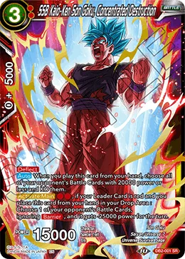 DB2-001 SSB Kaio-Ken Son Goku, Concentrated Destruction