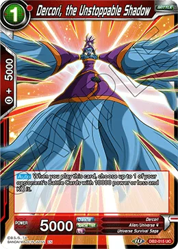 DB2-015 Dercori, the Unstoppable Shadow