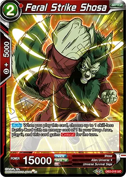 DB2-016 Feral Strike Shosa