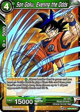 DB2-066 Son Goku, Evening the Odds