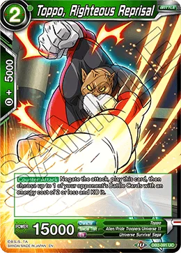 DB2-091 Toppo, Righteous Reprisal