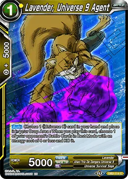 DB2-114 Lavender, Universe 9 Agent