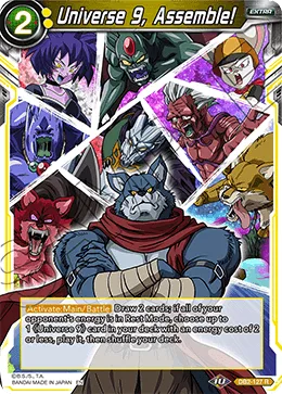 DB2-127 Universe 9, Assemble!