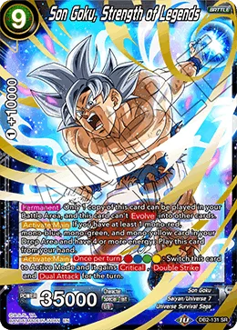 DB2-131 Son Goku, Strength of Legends