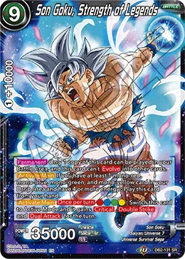 DB2-131 Son Goku, Strength of Legends (Promo)