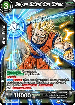 DB2-132 Saiyan Shield Son Gohan