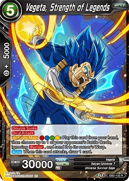 DB2-133 Vegeta, Strength of Legends