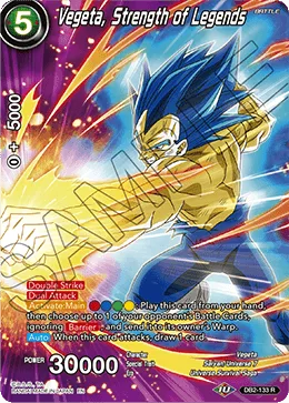 DB2-133 Vegeta, Strength of Legends (Promo)