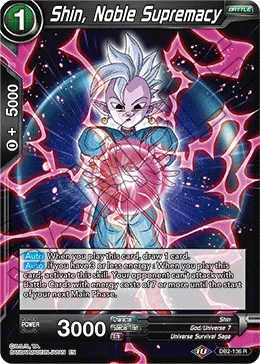 DB2-136 Shin, Noble Supremacy (Promo)