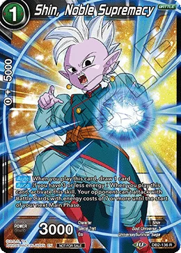 DB2-136 Shin, Noble Supremacy (Promo)