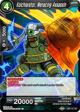 DB2-141 Koichiarator, Menacing Assassin
