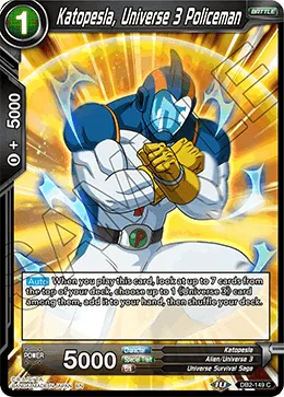 DB2-149 Katopesla, Universe 3 Policeman