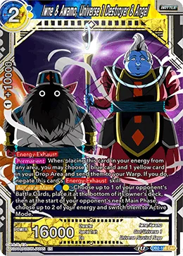 DB2-168 Iwne & Awamo, Universe 1 Destroyer & Angel