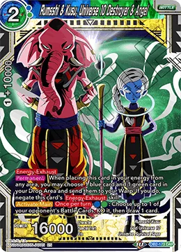 DB2-173 Rumsshi & Kusu, Universe 10 Destroyer & Angel