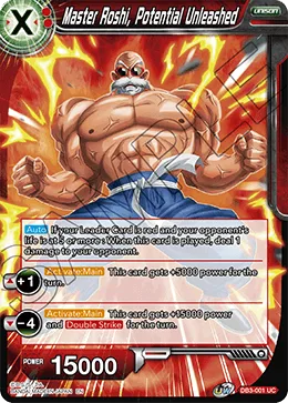 DB3-001 Master Roshi, Potential Unleashed