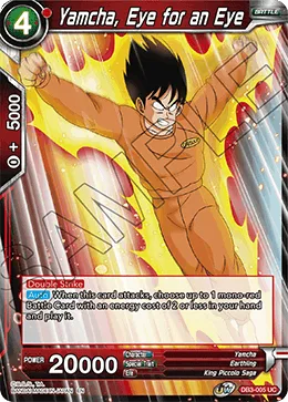 DB3-005 Yamcha, Eye for an Eye